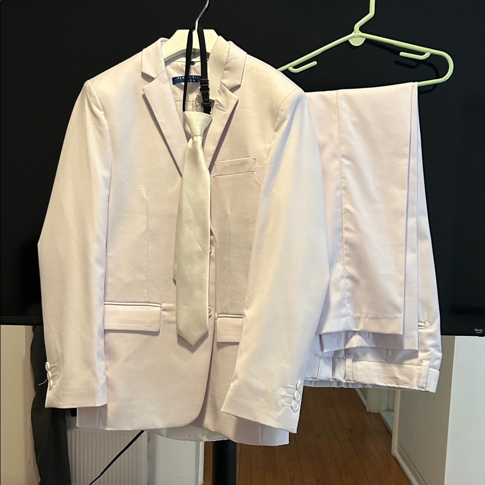 Perry Ellis Kids' white Suit Set